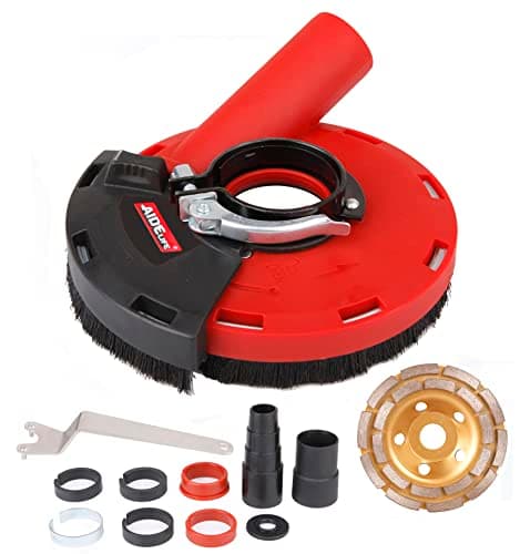 Image of Aidelife Surface Grinding Dust Shroud for Angle Grinders 115mm/125mm+Diamond Grinding Cup Wheel 125mm