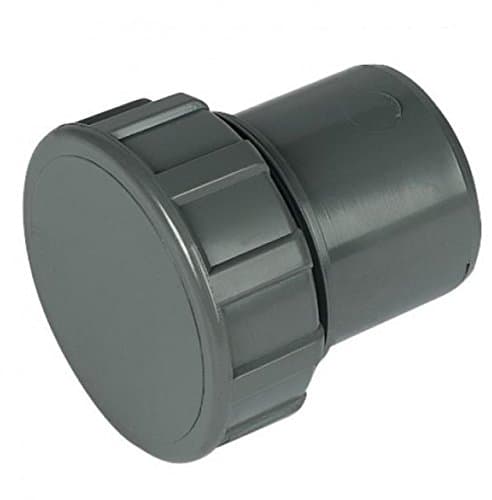 Image of FLOPLAST Solvent Grey 40mm (43mm) Waste Access Plug
