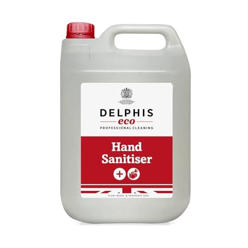 Image of Delphis Eco Hand Sanitising Foam - Plant-based, Vegan Hand Sanitiser, Free from Alcohol, Phosphates and Phosphonate, 5 Litres