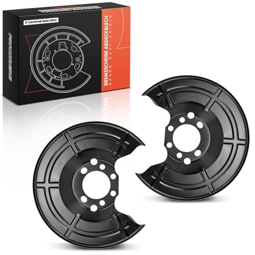 Image of Frankberg 2x Brake Dust Shield Brake Disc Cover Rear Axle Compatible with Astra G Cabriolet T98 1.6L 2001-2005 Astra G Caravan T98 1.2L 1998-2004 Astra G CC T98 1.2L 1998-2009 Replace# 90498290