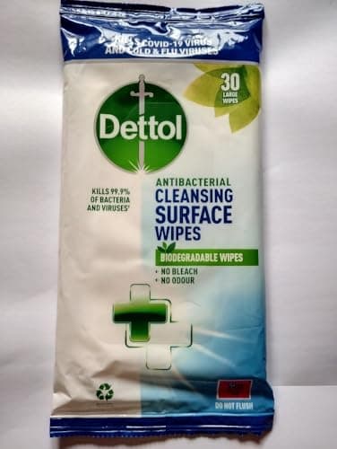Image of Dettol Antibacterial Cleansing Wipes 3 x 30pk