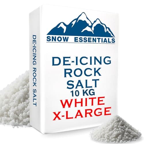 Image of Laeto Signature Garden Bag of Grit Rock Salt Deicing White Rock Salt for Weeds De-Icing Salt for Paths, Driveways & Roads of Snow & Ice