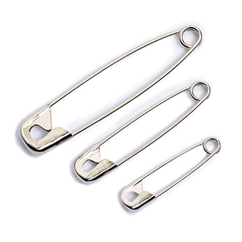 Image of Prym Safety Pins with Coil No. 0-3 Silver col 27/38/50 mm