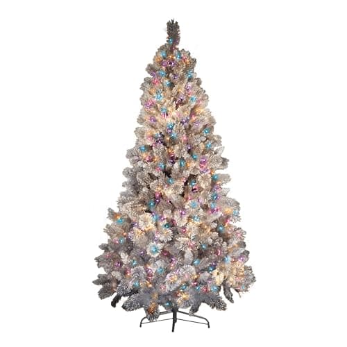 Image of Premier 1500 Rainbow LED TreeBrights with Timer – Indoor Outdoor Multi Action Christmas Tree String Lights – 37.5m Lit Length for Up to 8ft Trees
