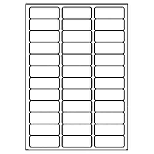 Image of 50 X 36 Labels per Sheet A4 White Self Adhesive Address Shipping Mailing Labels, Sticky Back Printing Sticker, Laser/Inkjet Printers and Copier Size 48.3mm x29.7mm