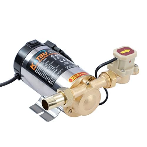 Image of KATSU Water Booster Pump 100W, Automatic & Manual Control Switch, Hot and Cold Water Pump for Garden Home Shower Washing Machine 151410