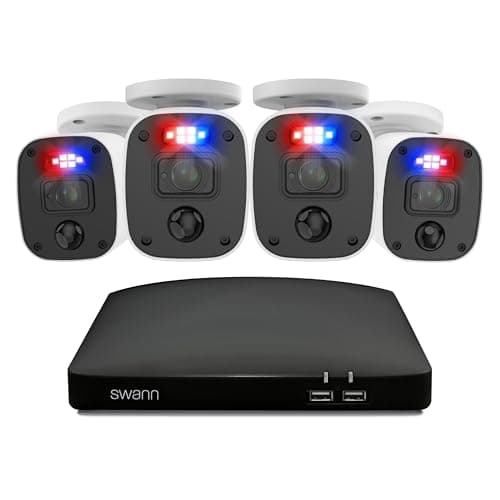 Image of Home 4 Camera 8 Channel 4K Ultra HD DVR 1TB HDD Security System with Mic | SWDVK-858804MQ1TB