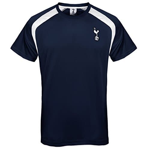 Image of Tottenham Hotspur FC Official Gift Mens Poly T-Shirt Navy Large