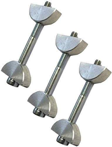Image of Unika Slimline Toggle Bolt for Compact Laminate Kitchen Worktop Connecting Bolts - 3 Pack