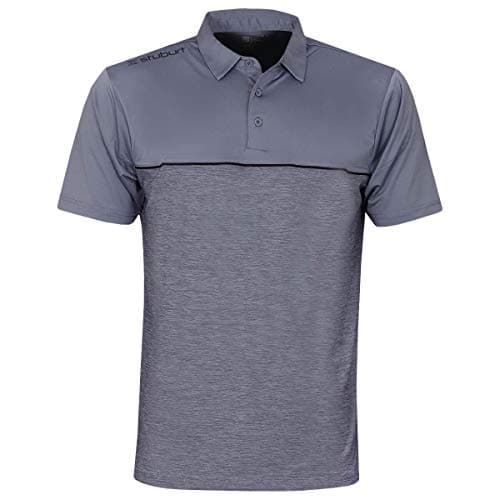 Image of Stuburt Golf Mens Evolve Middleton Polo Shirt - Storm - M