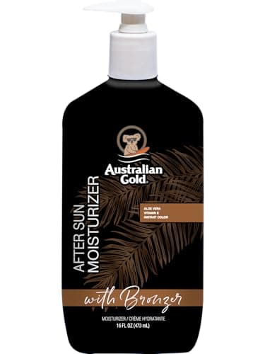 Image of Australian Gold After Sun Moisturiser with Bronzer 473ml