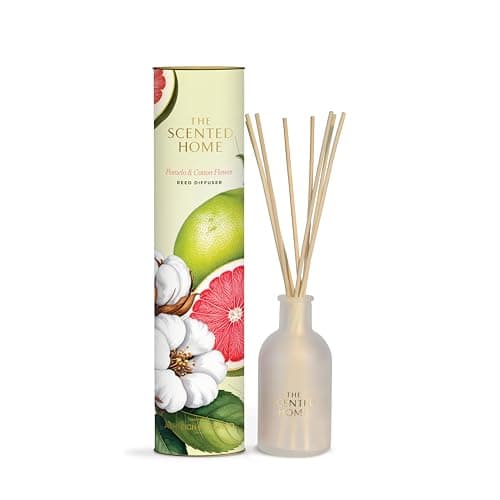 Image of Ashleigh & Burwood Reed Diffuser Air Freshener for Home | Pomelo & Cotton Flower Fragrance Oil Diffuser | Lasts up to 3 Months | 150ml