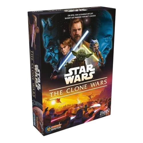 Image of ZMan Star Wars: The Clone Wars - A Board Game with the Pandemic System | Connoisseur Game | Board Game | 1-5 Players | From 14+ Years | 60 Minutes | German