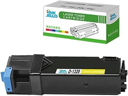 Image of InkJello Compatible Toner Cartridge Replacement for Dell 1320 1320c 1320cn 1320dn 593-10264 (Yellow, Single-Pack)