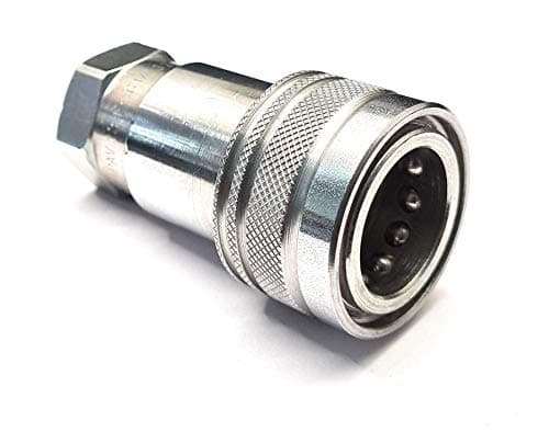 Image of ISO A Hydraulic Quick Release Coupling Female 1/2" BSP Tractor/Loader Female Couplers