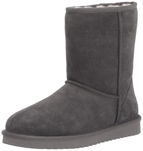 Image of Koolaburra by UGG Women's Koola Short Mid Calf Boot, Stone Grey, 6 UK