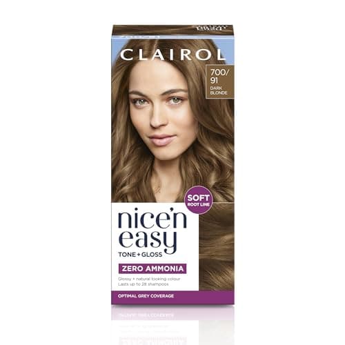 Image of Clairol Nice'n Easy Tone+Gloss Semi Permanent Hair Dye - 700/91 Dark Blonde