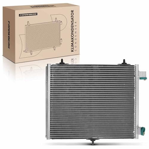 Image of Frankberg AC Condenser Condensater with Dryer Compatible with C2 JM C3 I FC FN C3 II SC C3 III SX DS3 1007 KM 2008 I CU 207 WA WC 207 CC WD SW WK 208 I CA CC Replace# 6455AL