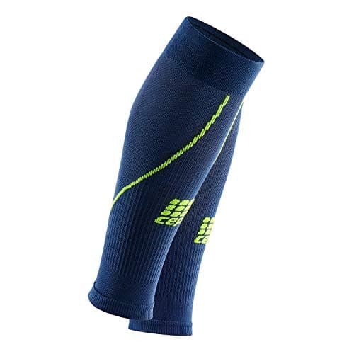 Image of CEP - CALF SLEEVE 2.0 for men | Run compression calf sleeves in blue/green, size V