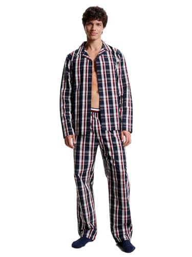 Image of Tommy Hilfiger Ls Woven Pyj Set