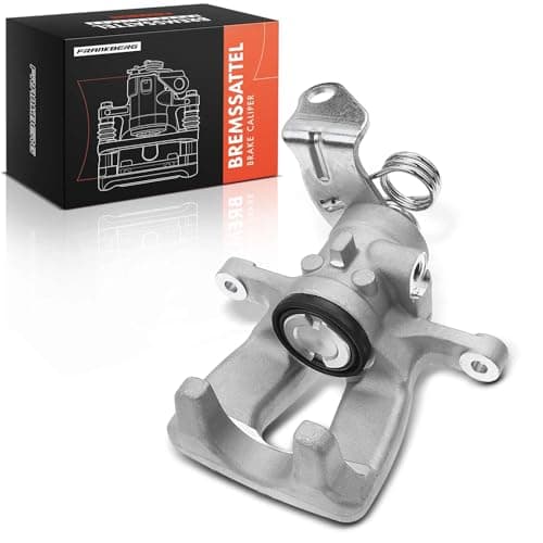 Image of Frankberg Brake Caliper Disc Brake Rear Left Cast Aluminium Compatible with 159 939 159 Sportwagon 939 Brera 939 Spider 939 Replace# 77363648