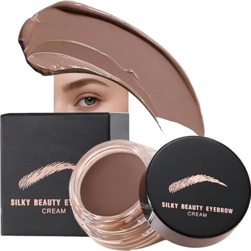 Image of Waterproof Eyebrow Gel - Long-Lasting, Transfer-Proof Brow Pomade, Highly-Pigmented Cream Formula, Natural-Looking Defined Brows, Practical and Convenient for All-Day Wear（Light Brown）