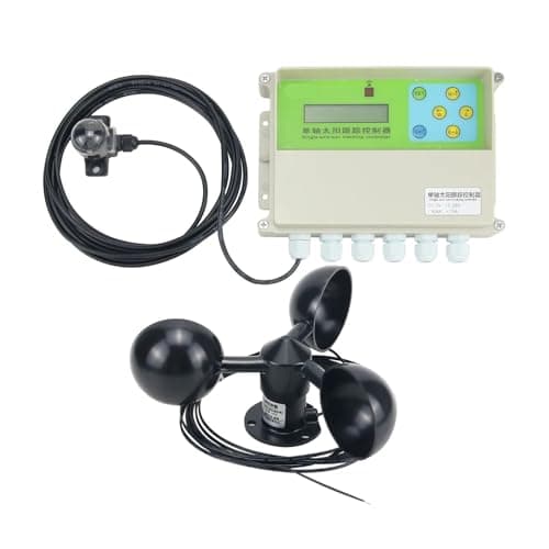 Image of WATTSBVD XMYC-1 Single Axis Solar Tracker Controller 12-24V Solar Panel Tracker with Wind Speed Sensor