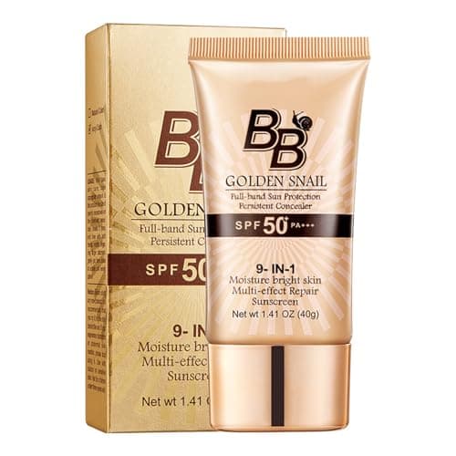 Image of BB Cream Foundation & Tinted Moisturiser for Women, SPF 50+ Sunscreen, Light to Medium Shades, Anti-Aging Face Moisturizer with Coverage (#2, 40g)