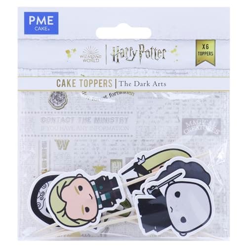 Image of PME Cake Harry Potter Cake Toppers | The Dark Arts | Pack of 6
