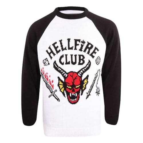 Image of Stranger Things Sweatshirt Christmas Jumper Hellfire Club (L)
