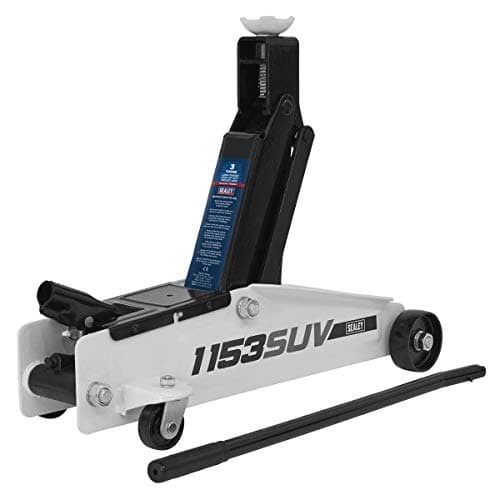 Image of Sealey 3 Tonne Trolley Jack Long Reach High Lift SUV/4x4-1153SUV