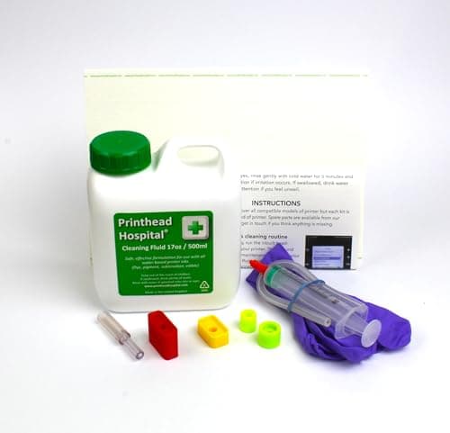 Image of Printhead Hospital universal cleaning kit for Epson, Brother, Canon, HP inkjet printers 500ml