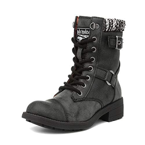 Image of Rocket Dog Womens/Ladies Thunder Biker Boots (3 UK) (Black)