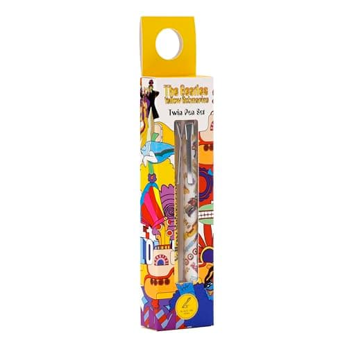 Image of Puckator The Beatles Yellow Submarine Pen Twin Set - Pen Stationary Set - Cool Fancy Pack of Pens Black For Office Writing College - Uni Essentials - Back to School Supplies - Non Smudge