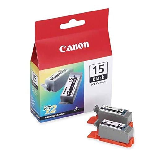 Image of Canon BCI-15 Black (Twin Pack) Ink Tank 8190A002 (8190A002)