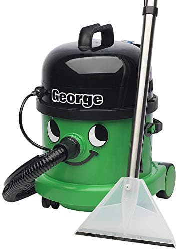 Image of Numatic Gve-370 "George" W/D Cleaner, Flow Rate 2700L/Min, Height 500mm, Plug Type UK, Power Rating 1.1Kw, Suction 2100mm, Weight 9.5Kg, Width 355mm, Airflow 45L/S, Dry Capacity 15L, 355mm, 355mm, Hos
