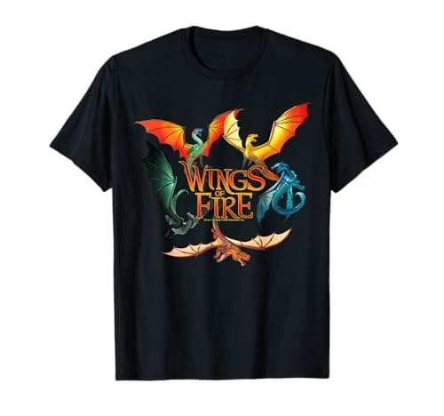 Image of Wings of Fire Dragon Circle T-Shirt