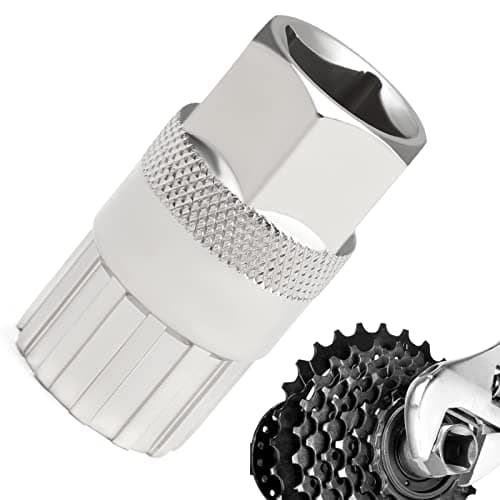 Image of Bicycle Freewheel Remover Tool, Mountain Bike Cassette Freewheel Lockring Bottom Bracket Repair, Mountain Biking Lockring Carbon Steel Removal Tool for Shimano Sunrace Sram Dnp 6 7 8 9 10 11 Speed