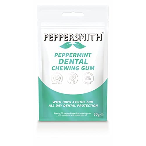 Image of Peppersmith | Dental Peppermint Chewing Gum | 10 x 50g