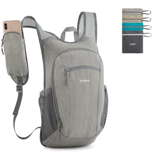 Image of G4Free 15L Foldable Backpack Small Hiking Daypack Lightweight Packable Shoulder Bag Travel Outdoor Casual