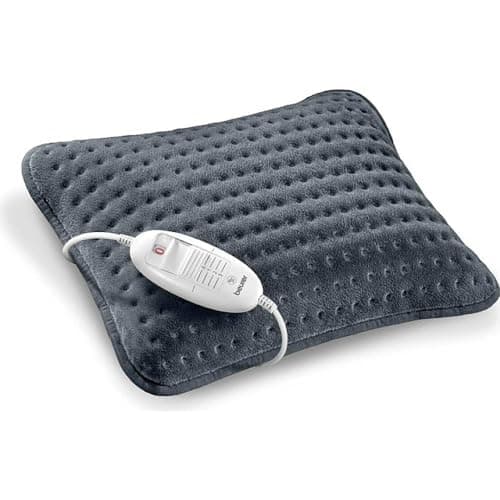 Image of Beurer Hk-48 Cosy – Soft Touch Electronic Cushion for Sofa, 36 x 47 x 1 cm, Breathable, 3 Powers, Ultra-Fast Heating, Washable, Oeko-Tex, Auto Shut-Off 90 Min, Dark Grey