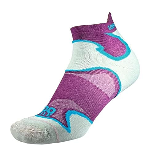 Image of 1000 Mile Women's 2023mlm Socks, Purple/Kingfisher, M EU
