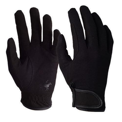 Image of WDEC Horse Riding Gloves for Equestrian Ridng Professional, Breathable and Soft, Touchscreen Horse Riding Gloves, for Cycling Riding and Outdoor Activities exercise (black, M)