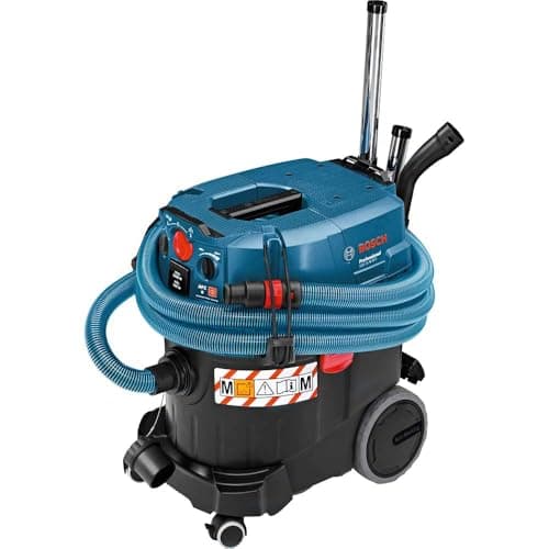 Image of Bosch Professional Wet/Dry Dust Extractor GAS 35 M AFC (110V, incl. Crevice nozzle, Disposal bag, Elbow, Floor nozzle set, PES flat-pleated filter,chrome-plated suction tube, 5m hose)
