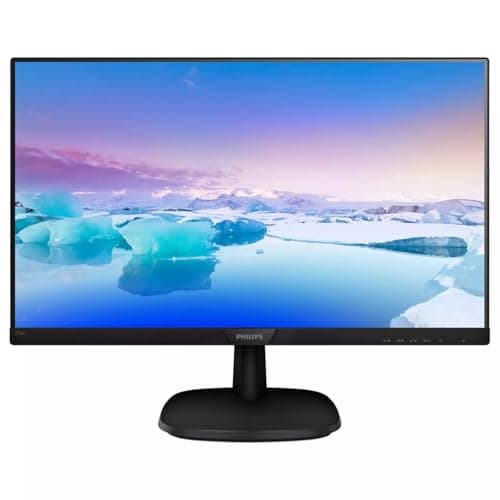 Image of Philips V Line 273V7QJAB 27" Full HD LED Matt Black Flat Panel PC Monitor - 27" 1920 x 1080 Pixels Full HD LED 4ms - Black