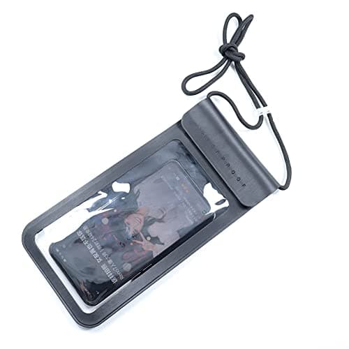 Image of Baitoo Waterproof Phone Pouch,IPX8 Waterproof Phone Case Bag Holder for iphone 14 Pro Max/14 Plus/13 Pro Max/13 Pro/13/12/12 Pro Max/11/11 Pro Max/Xs Max/XR to 6.9" for Kayaking Swimming Beach(Black)