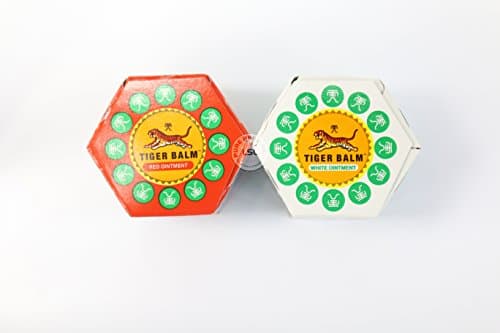 Image of 1 x Red Tiger Balm & 1 x White Tiger Balm 2 Jars - 9ml