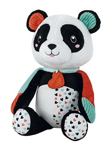 Image of Clementoni Baby For You - 17656 - Love Me Panda, toddler plush toy - early years toys - infant toys - new born soft toys gift - 100% machine washable