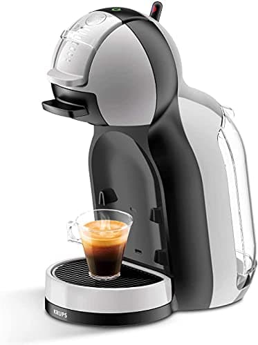 Image of KRUPS NESCAFE Dolce Gusto Gusto Mini Me Automatic Play and Select Coffee Capsule Machine, 0.8 liters, Grey/Black - KP123B40