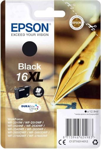 Image of Epson C13T16214012 - DURABRITE ULTRA INK BLACK 16 -